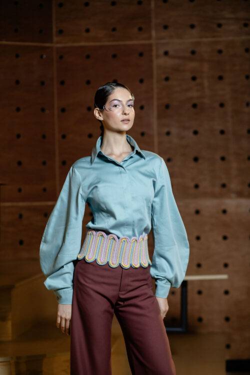 Sculpted Sleeve Shirt